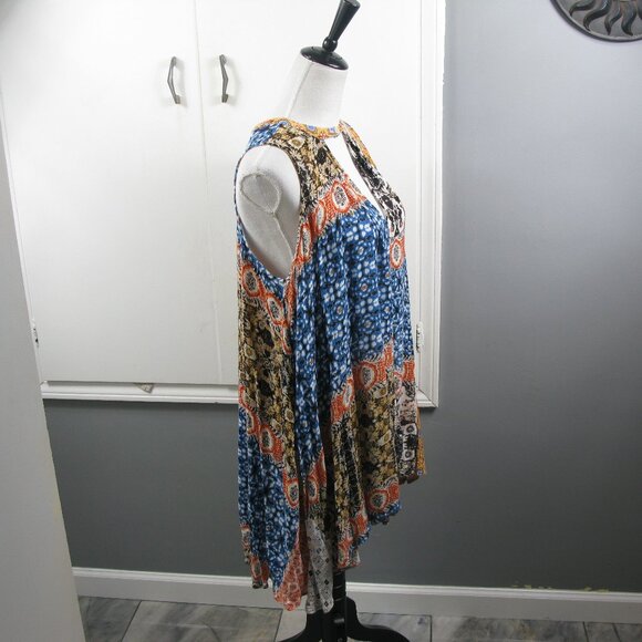 Fashion Fuse Boho Print Sleeveless Dress Size Small - Picture 5 of 6
